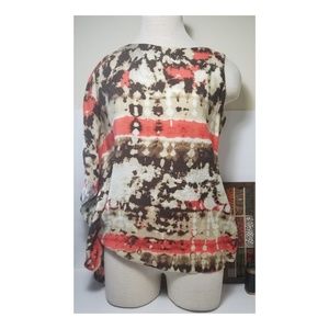 VINCE CAMUTO TIE DYE BLOUSE